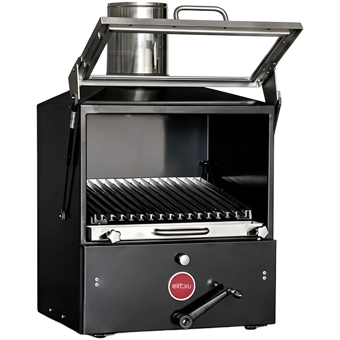 Parrilla de sobremesa Elitxu RRP 6000 compacta en color negro para cocinas profesionales y eventos.