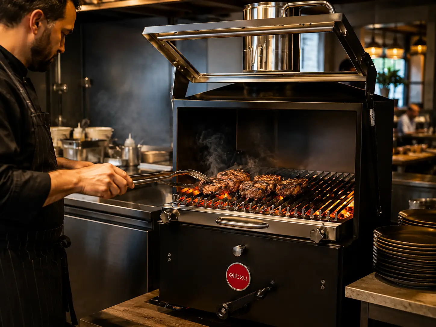 Parrilla de carbón o gas | Elitxu