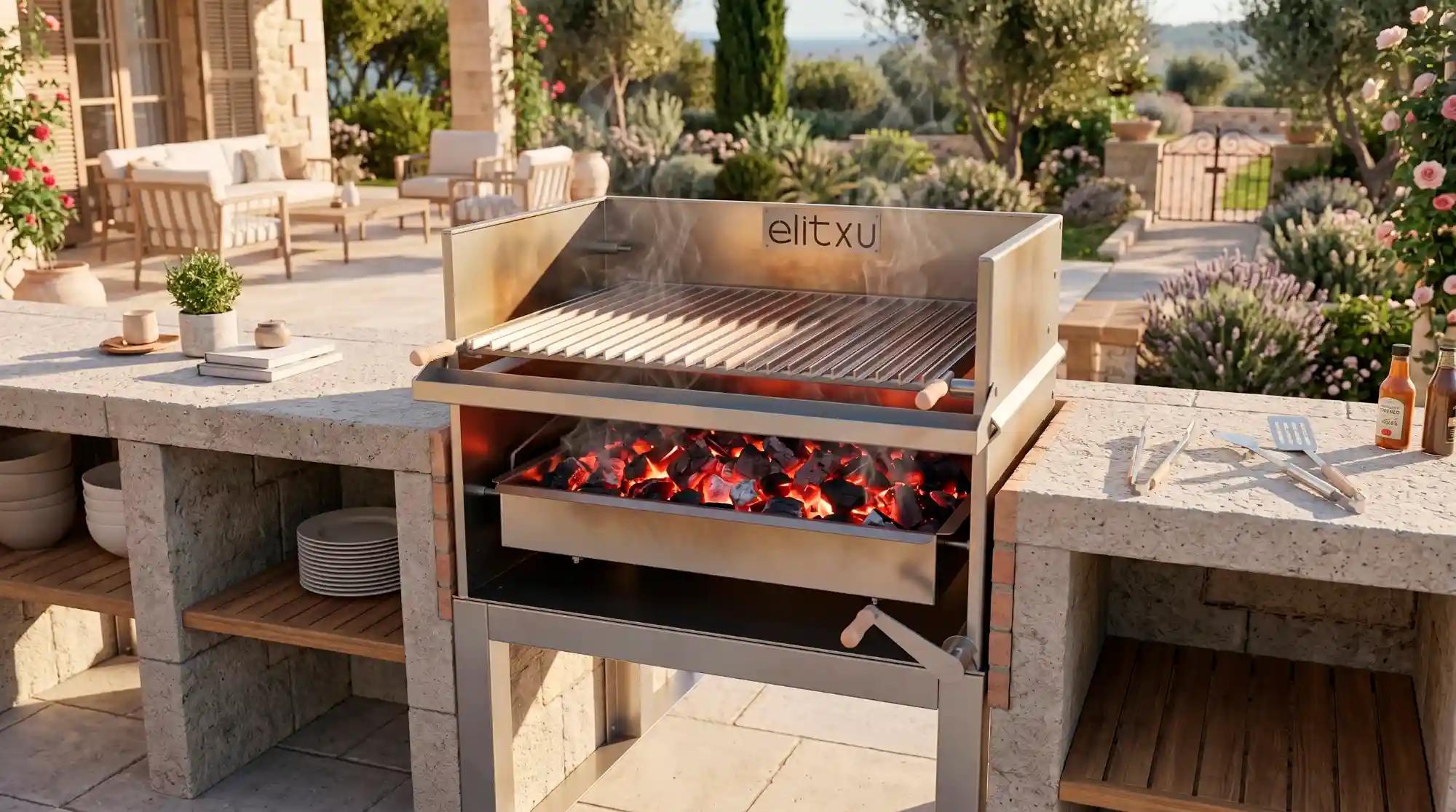 Parrilla de carbón