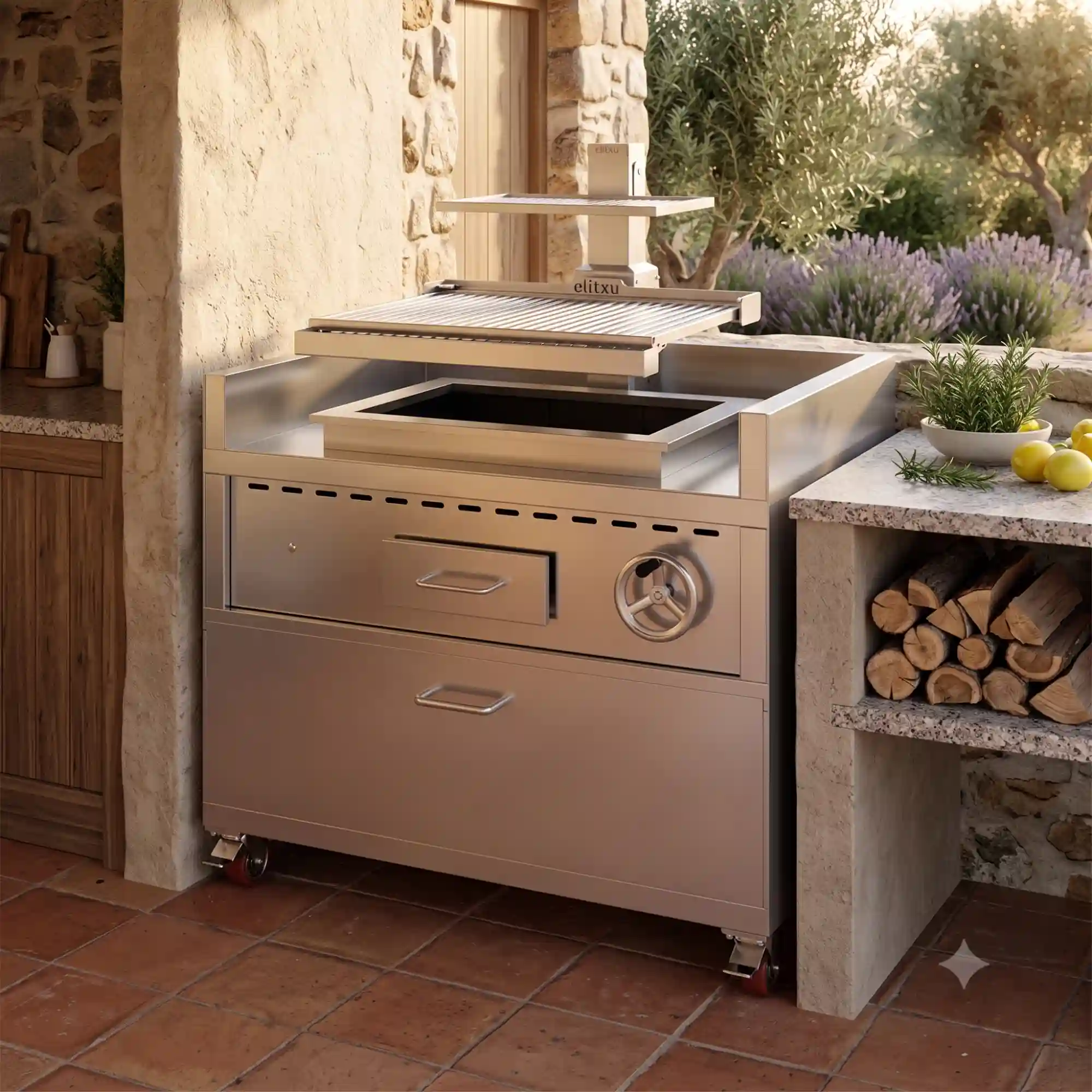 Parrilla para exterior